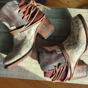 Freebird By Steven: Casey booties BRAND NEW -NEVER WORN OUTSIDE